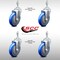 Service Caster 5 Inch SS Blue Polyurethane Wheel Swivel 3/8 Inch Threaded Stem Caster Set SCC SCC-SSTS20S514-PPUB-BLUE-381615-4 - alternate 2
